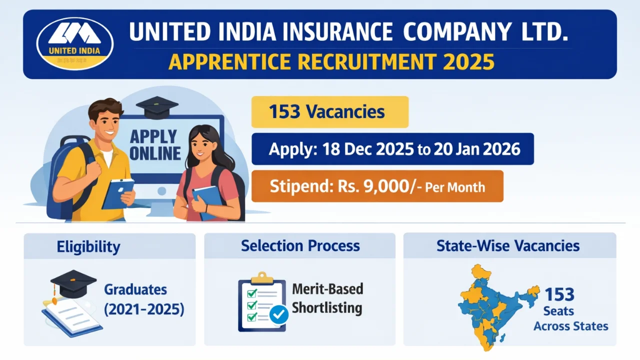 UIIC Apprentice Recruitment 2025-26